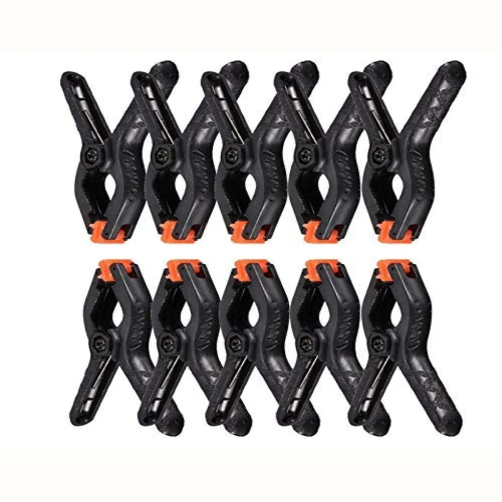 Heavy-Duty Backdrop Clips (Spring Clamps) – Pack of 10