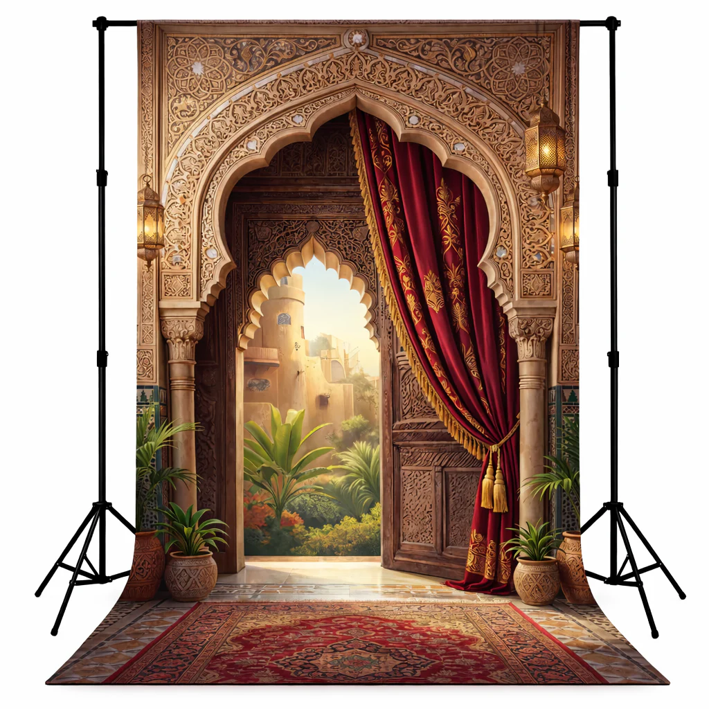 Golden Confetti Pop birthday backdrop