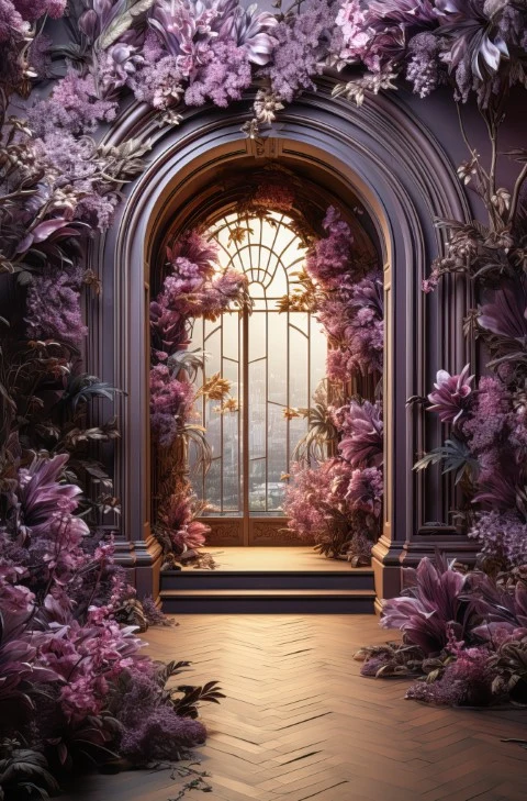 Wild Meadow Bloom backdrop
